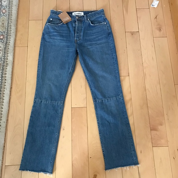 HP 🎊 REFORMATION Petite Brooke High Jean NWT - Picture 5 of 8